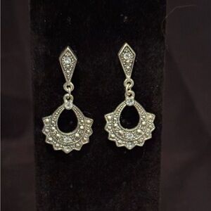 Elegant Silver Drop Earrings
